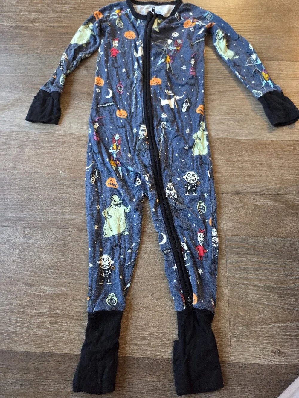 Little Sleepies Bamboo Nightmare Before Christmas Pajamas Oogie Boogie 12-18m
